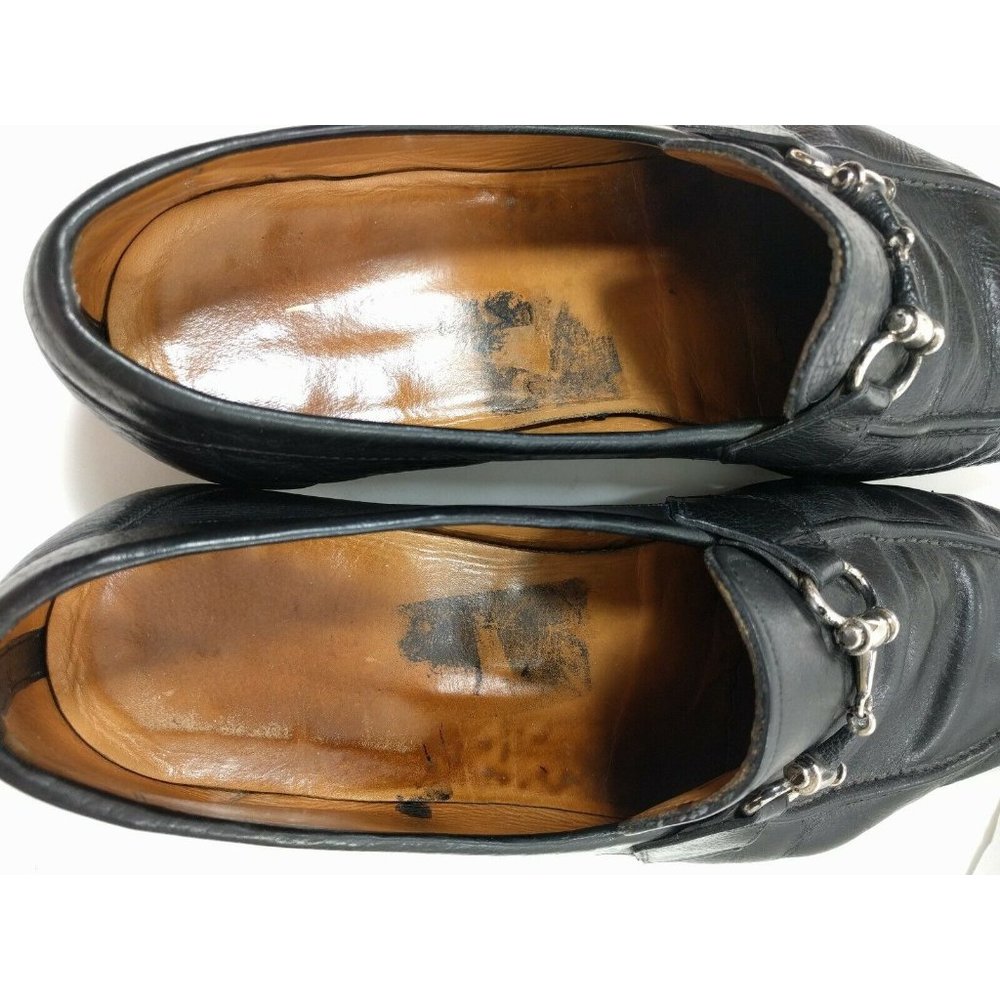 Magnanni 11631 Men Sz 12 M Black Pebbled Leather - Picture 10 of 11